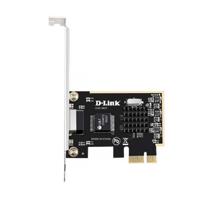 Pci Link Carte Réseau D-Link DGE-562T 2.5G PCI – Haute Vitesse Ethernet