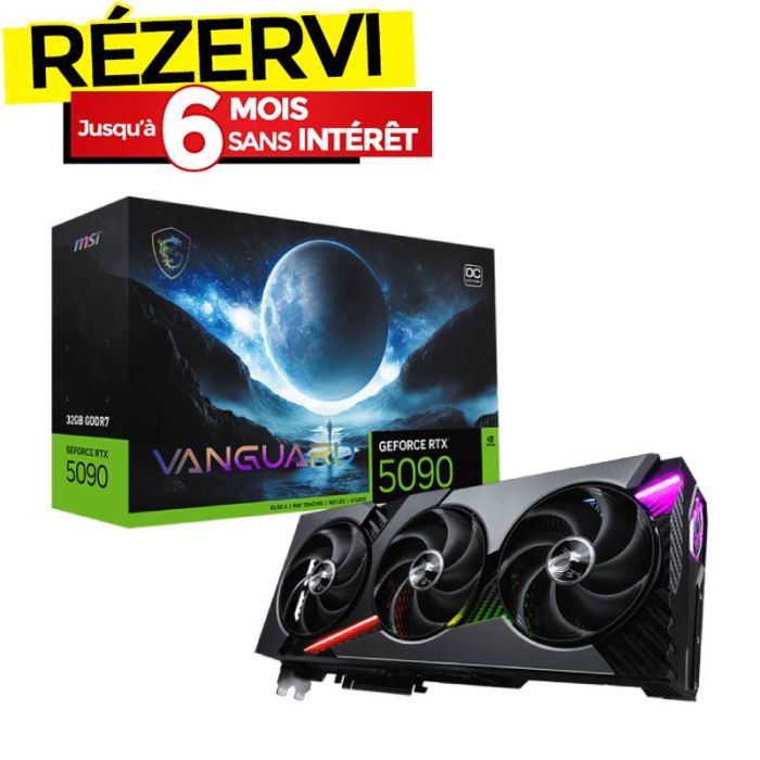 Carte Graphique Gamer MSI GeForce RTX™ 5090 32G VANGUARD OC