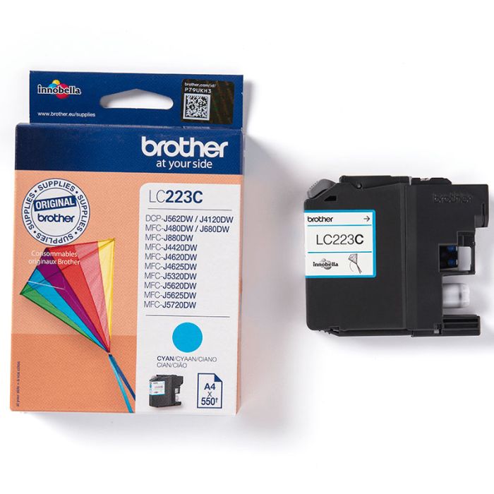 Cartouche d'encre originale Brother LC223C – Cyan