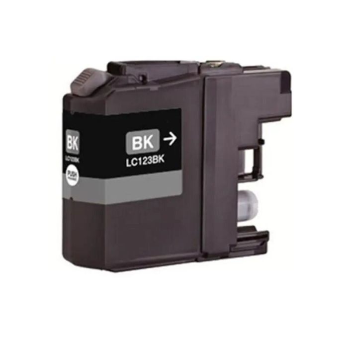 Cartouche Jet d'encre adaptable compatible BROTHER LC-123 - Noir