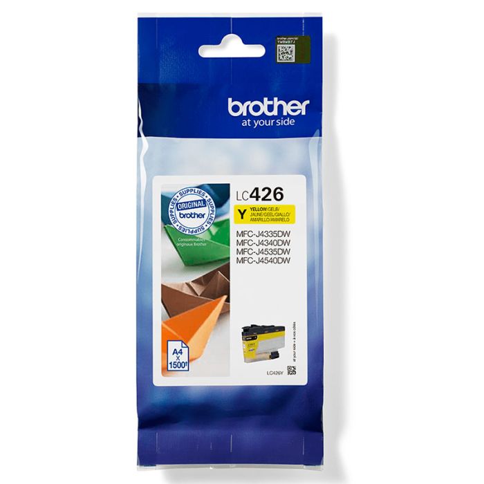 Cartouche Jet d'encre Original BROTHER LC426 - Jaune