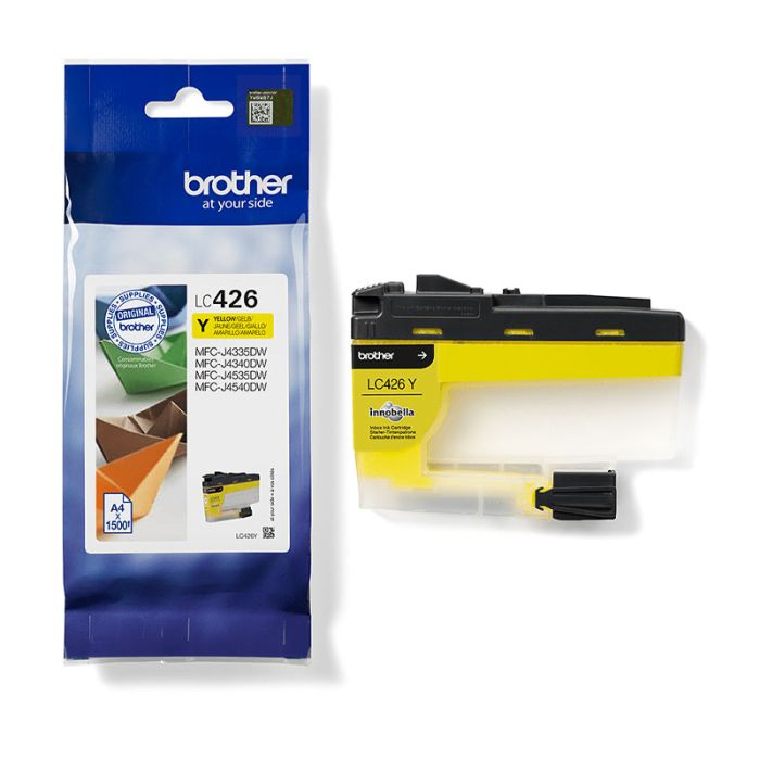 Cartouche Jet d'encre Original BROTHER LC426 - Jaune