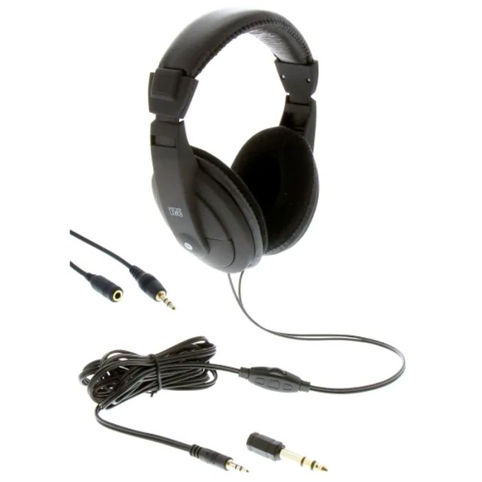 Casque Filaire TV TNB 3 mètres - Noir