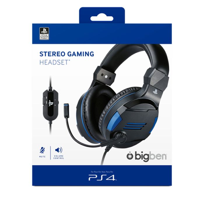 Casque Gamer Filaire BIGBEN PS4OFHEADSETV3 Pour PS4 - Noir