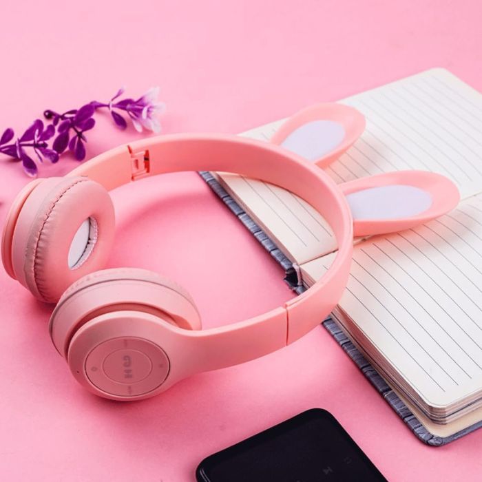 Casque Sans Fil B12 Pour Enfant - Rose