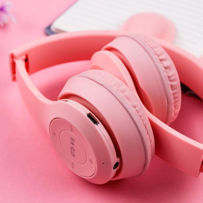 Casque Sans Fil B12 Pour Enfant - Rose