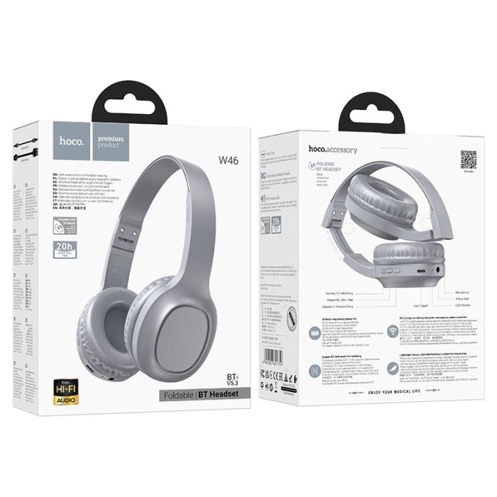 Casque Sans Fil HOCO W46 Charm - Bleu