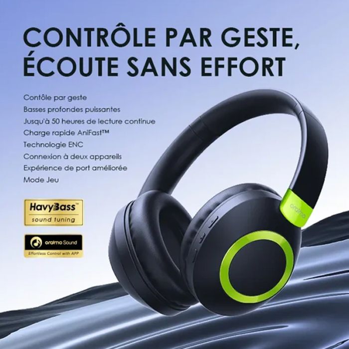 Casque Sans Fil ORAIMO OHP-610S - Noir