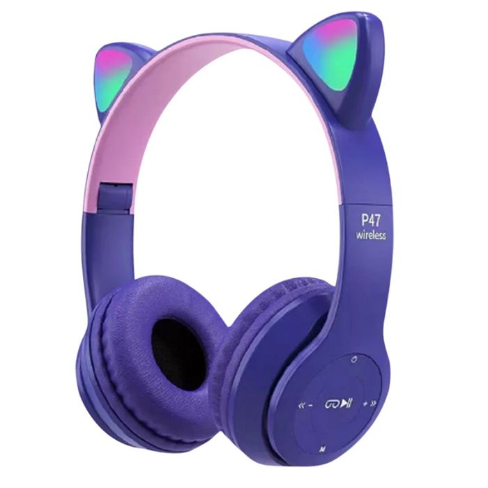 Casque Sans Fil P47M Cat - Violet