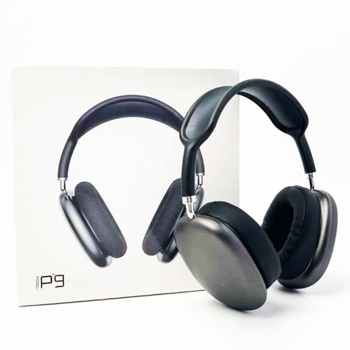 Casque Sans Fil P9 Bluetooth Avec Emplacement Carte Memoire - Noir