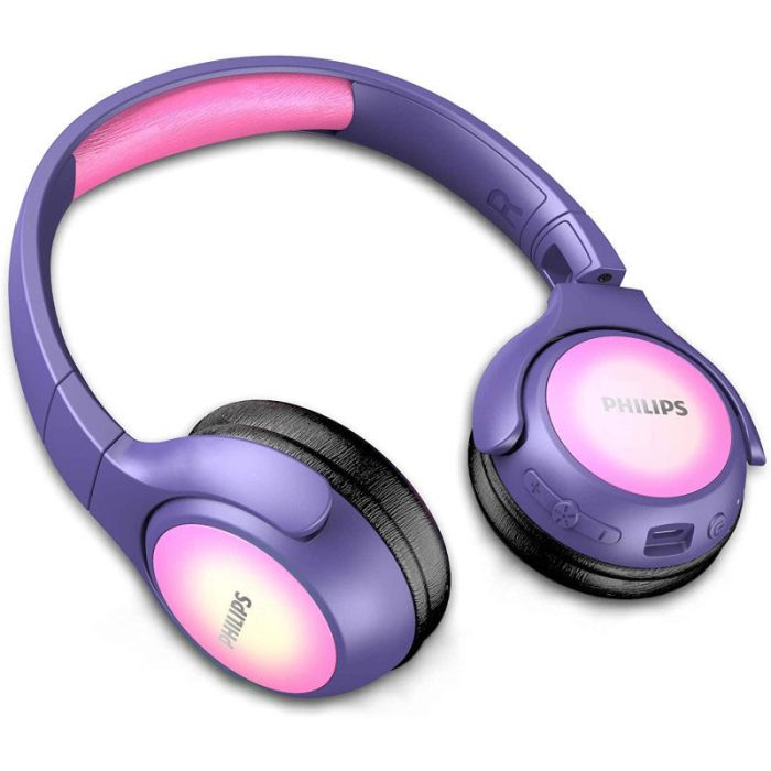 Casque Sans fil PHILIPS TAKH402PK-00 Pour Enfant - Violet&Rose