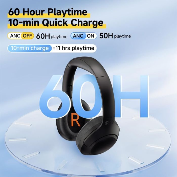 Casque Sans Fil QCY H3 Lite - Noir