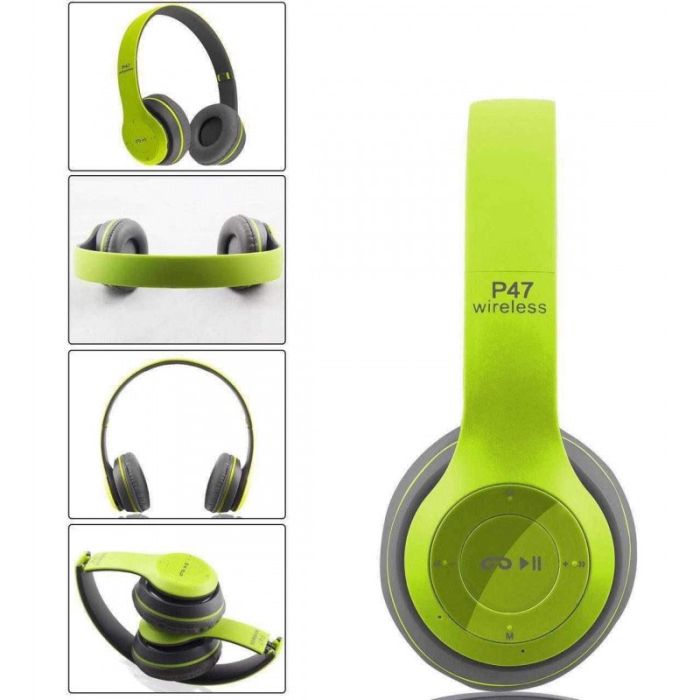 Casque Stéréo Sans Fil OAKORN P47 Bluetooth - Vert