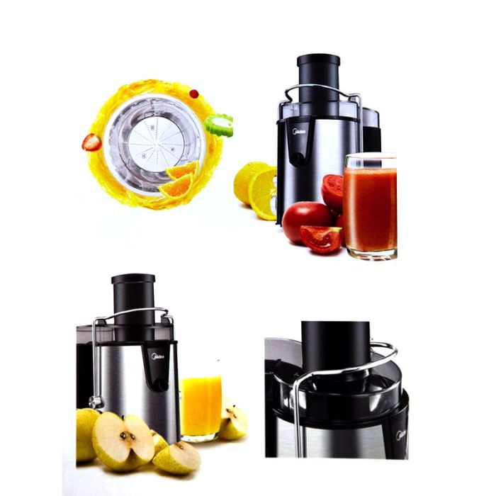 Centrifugeuse de Jus MIDEA MJ-60JM01B 600W - Noir & Inox