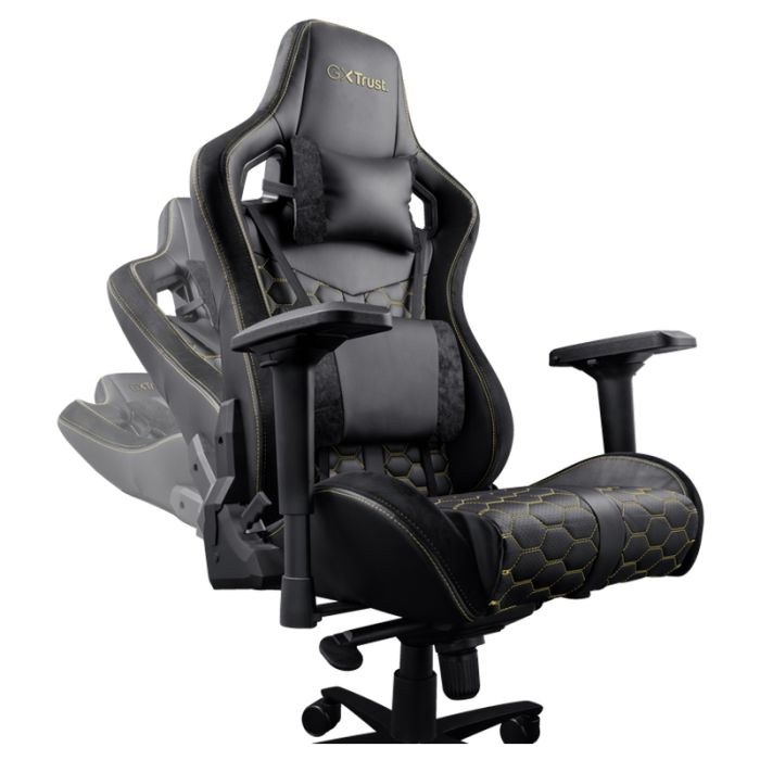 Chaise Gaming TRUST GXT 712 RESTO PRO Avec Accoudoirs - Noir