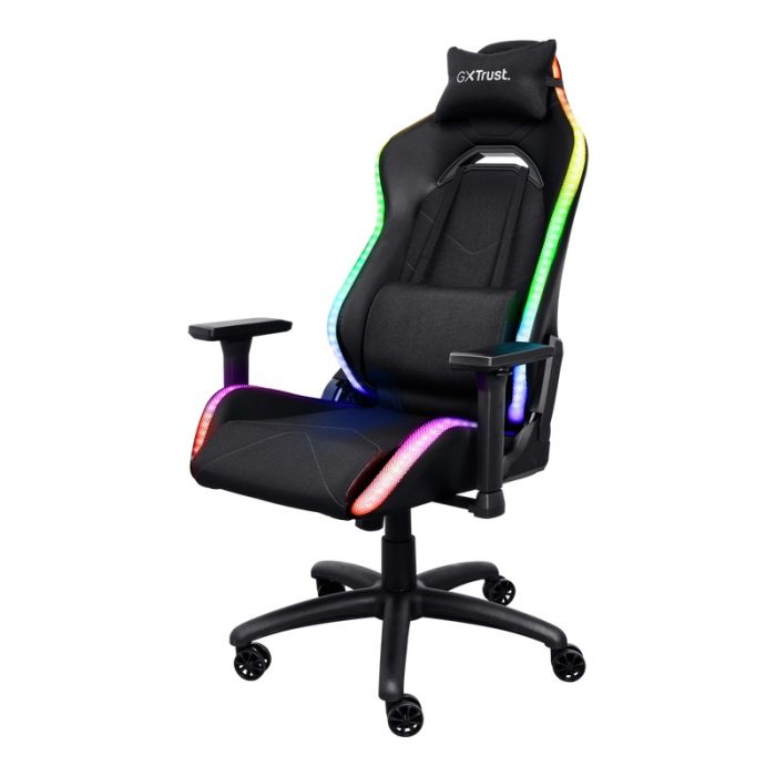 Chaise Gaming TRUST GXT 719 Ruya RGB - Noir