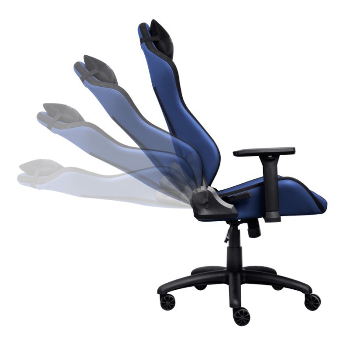 Chaise Gaming TRUST GXT714B RUYA Avec Accoudoirs - Noir&Bleu