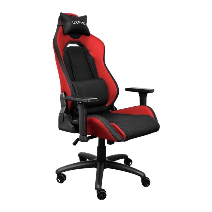 Chaise Gaming TRUST GXT714B RUYA Avec Accoudoirs - Noir&Rouge