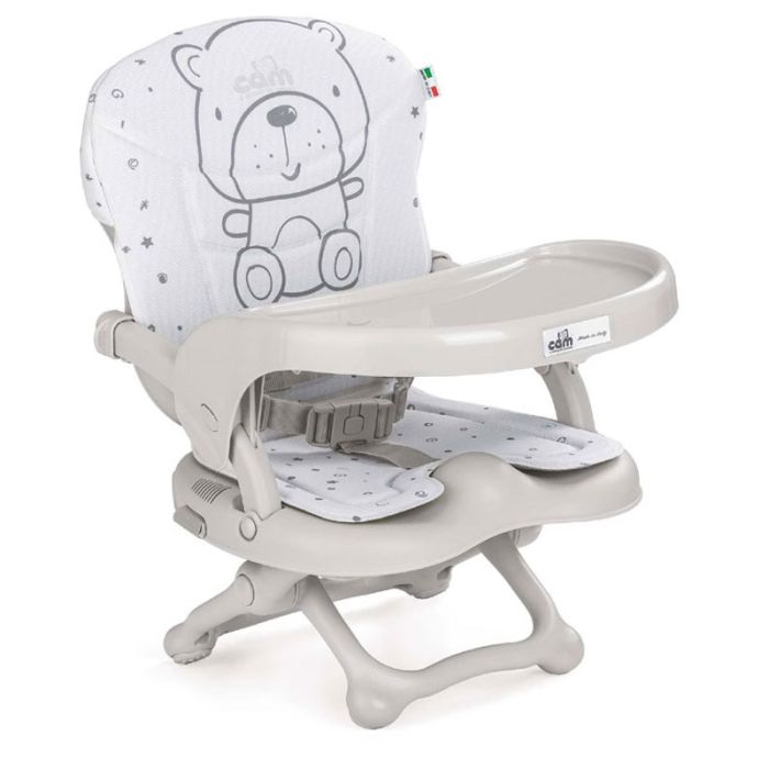 Chaise Haute CAM Smarty Pop Teddy Gris