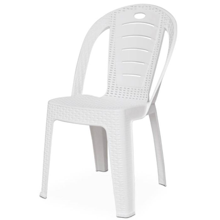 Chaise SOTUFAB Super Bistrot Napoli Rotin - Blanc