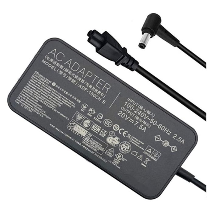 Chargeur Adaptable ASUS Pour PC Portable 20V/7.5A Grand Bec