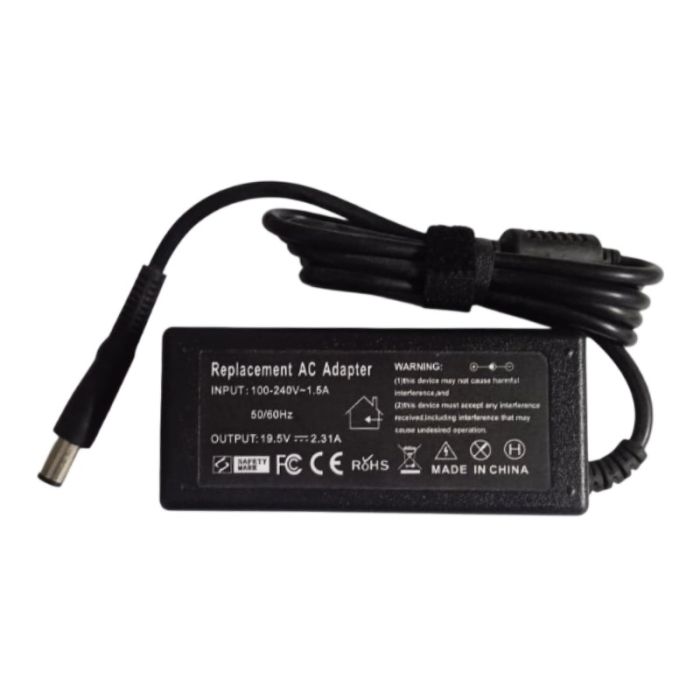 Chargeur Adaptable DELL Pour PC Portable 19.5V 2.31A Grand Bec