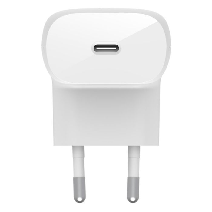 Chargeur BELKIN Boost Charge 30W PD Avec Câble PPS USB-C Vers Lightning - Blanc