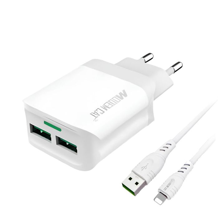 Chargeur IPhone MODEM CAT MTC-C001 2.1A - Blanc