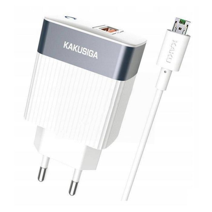 Chargeur KAKU KSC-369 Fully Compatible QC3.0 Micro-USB 18W - Blanc