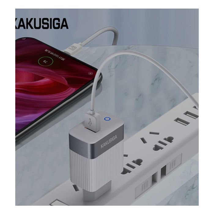 Chargeur KAKU KSC-369 Fully Compatible QC3.0 Micro-USB 18W - Blanc