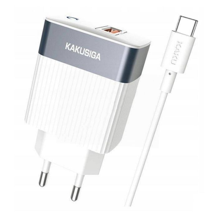 Chargeur KAKU KSC-369 Fully Compatible QC3.0 Type-C 18W - Blanc