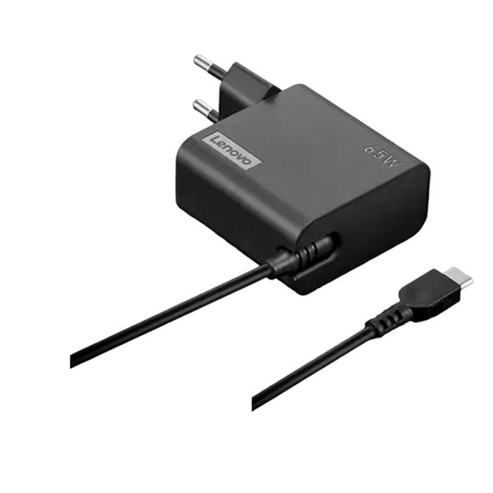 Chargeur Pour PC Portable LENOVO USB-C 65 Watts - Noir