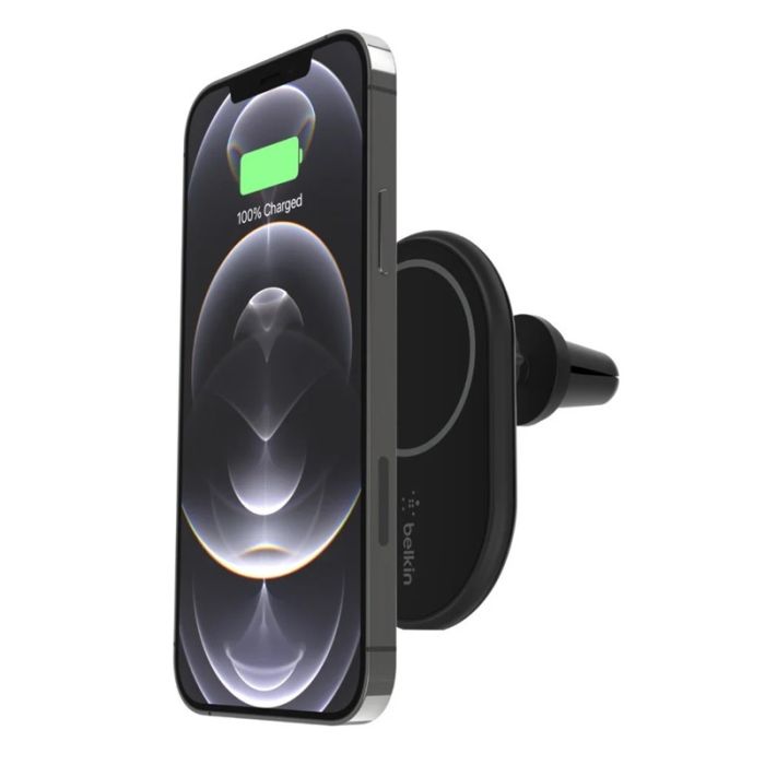 Chargeur Voiture Magnétique Sans Fil BELKIN BOOSTCHARGE WIC004 - Noir