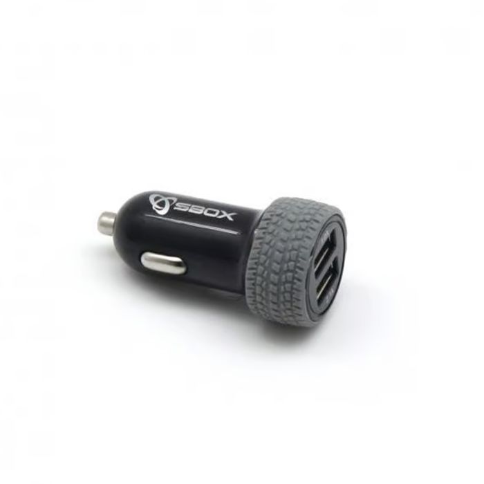 Chargeur Voiture SBOX Double USB CC-31 - Noir