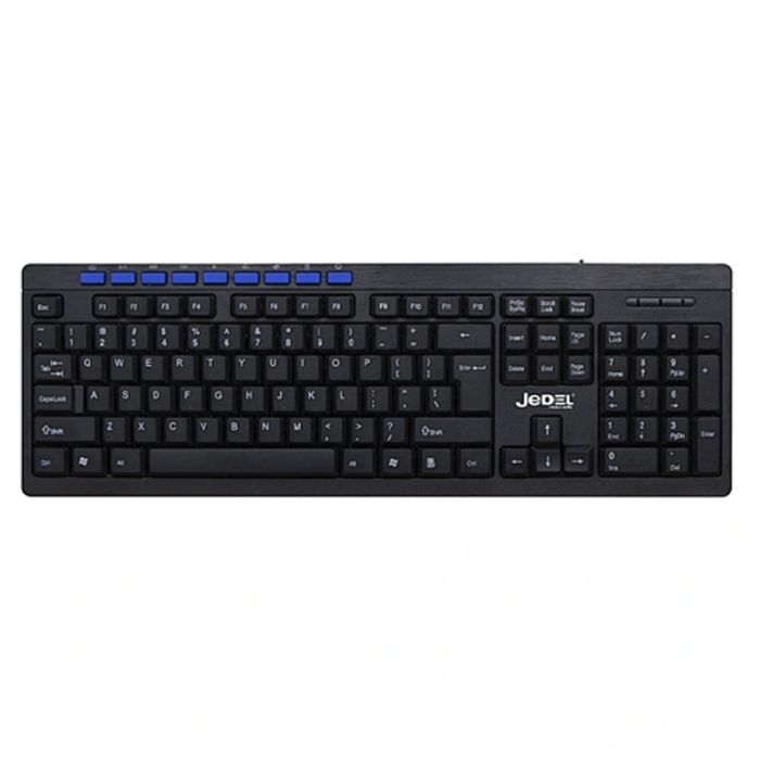 Clavier Filaire JEDEL K611 Multimedia - Noir