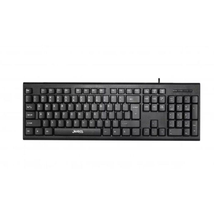 Clavier Filaire JEDEL KB12 AZERTY Bilingue - Noir