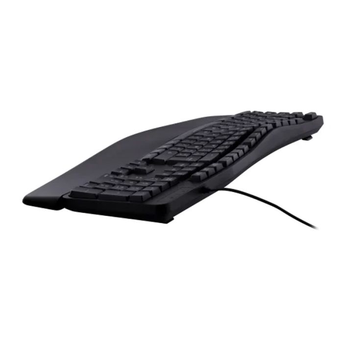 Clavier Filaire TNB Ergonomique Avec Repose-Poignet - Noir