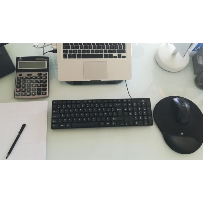 Clavier Filaire TX THINK XTRA KB1TXU-BK AZERTY -Noir