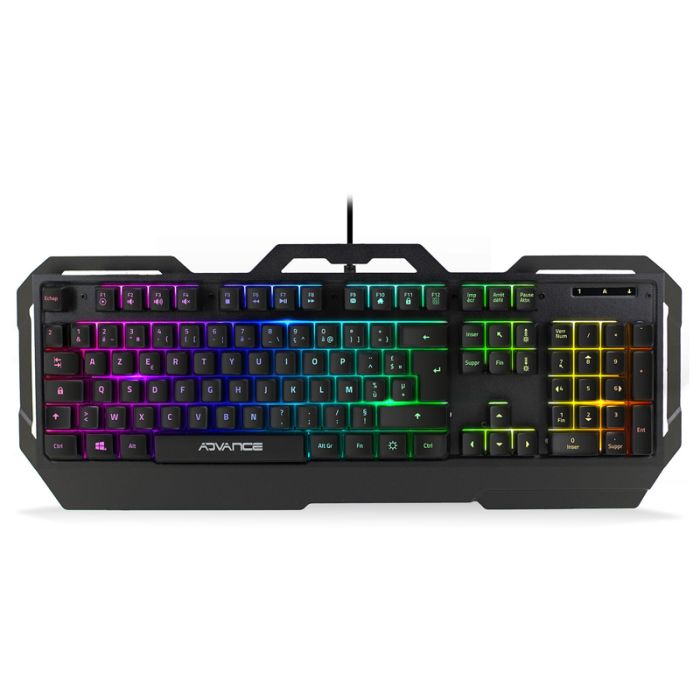 Clavier Gamer Filaire ADVANCE CLA-GTA250 RGB - Noir