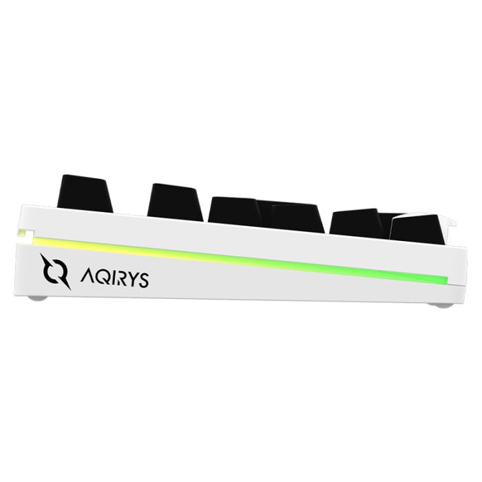 Clavier Gamer Filaire AQIRYS ALUDRA RGB - Blanc