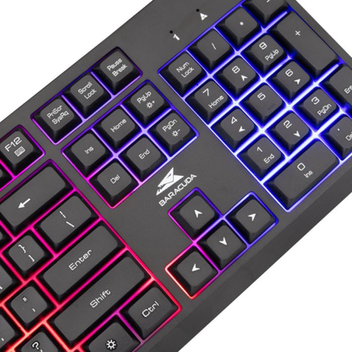 Clavier Gamer Filaire BARACUDA BGK 02114 Starfish - Noir