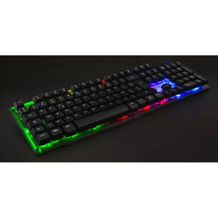 Clavier Gamer Filaire G-LAB KEYZ NEON RGB - Noir