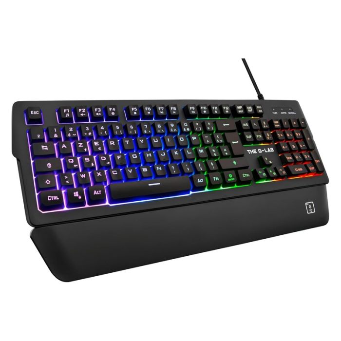 Clavier Gamer Filaire G-LAB KEYZ PALLADIUM RGB - Noir