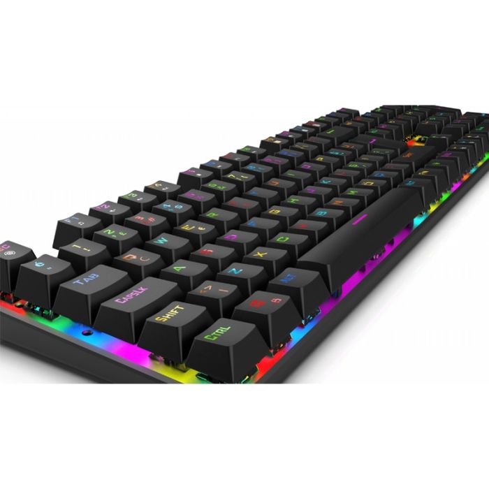 Clavier Gamer Filaire INCA IKG-443 Mécanique Interrupteur rouge RGB - Noir