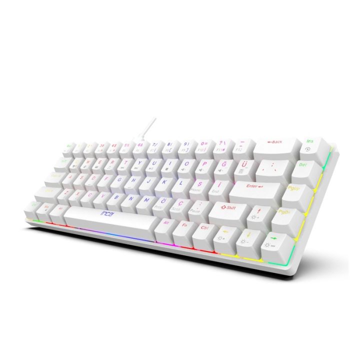 Clavier Gamer Filaire INCA IKG-453 Mécanique Interrupteur rouge RGB - Blanc