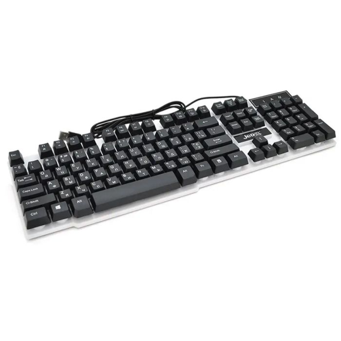 Clavier GAMER Filaire JEDEL K500 Multimedia Led - Noir
