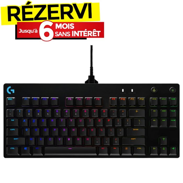 Clavier Gamer Filaire LOGITECH G PRO Mécanique - Noir