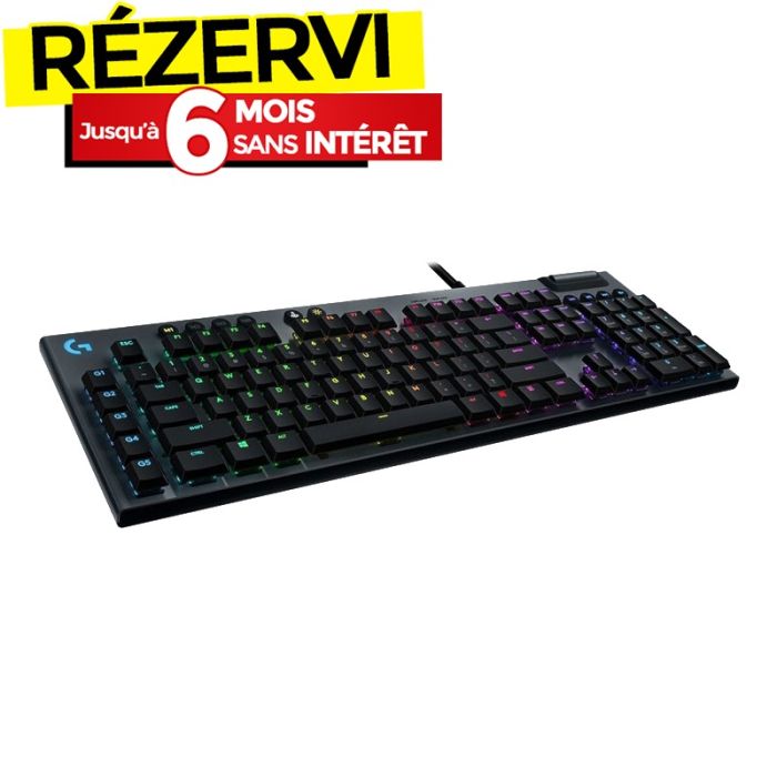 Clavier Gamer Filaire LOGITECH G815 LIGHTSYNC - Noir (920-008986)