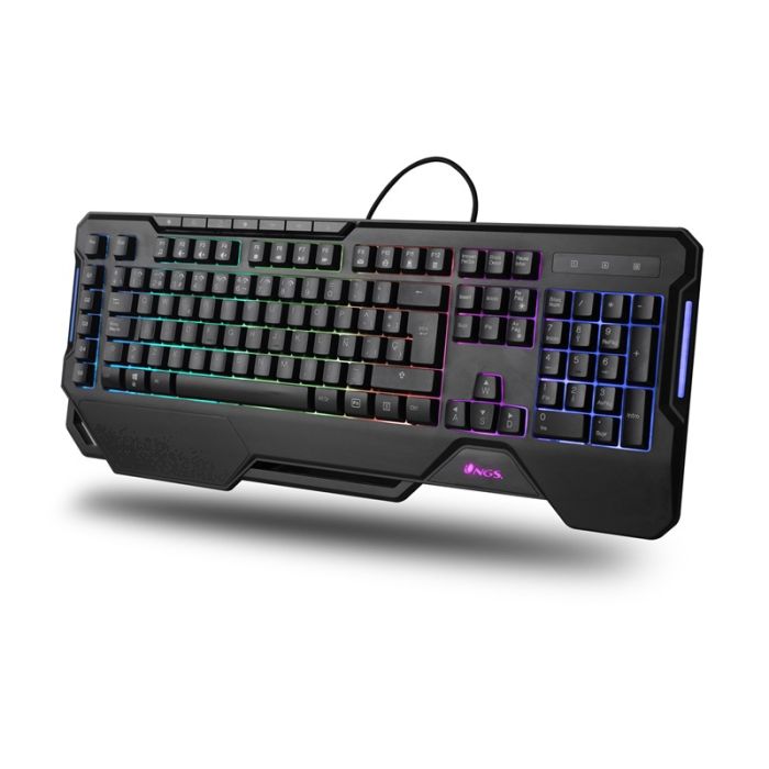 Clavier GAMER Filaire NGS GKX-450 Programmable AZERTY RGB - Noir