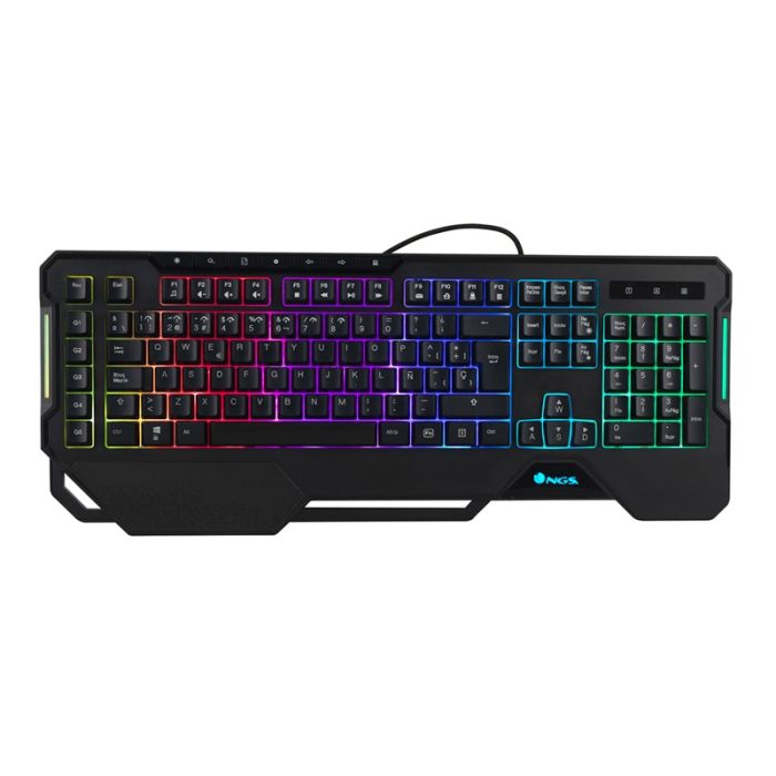 Clavier GAMER Filaire NGS GKX-450 Programmable AZERTY RGB - Noir